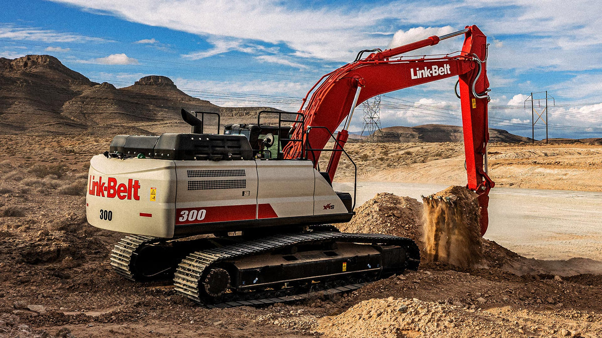 Link-Belt 300 X4S digging in Las Vegas